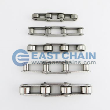 Double pitch conveyor chain