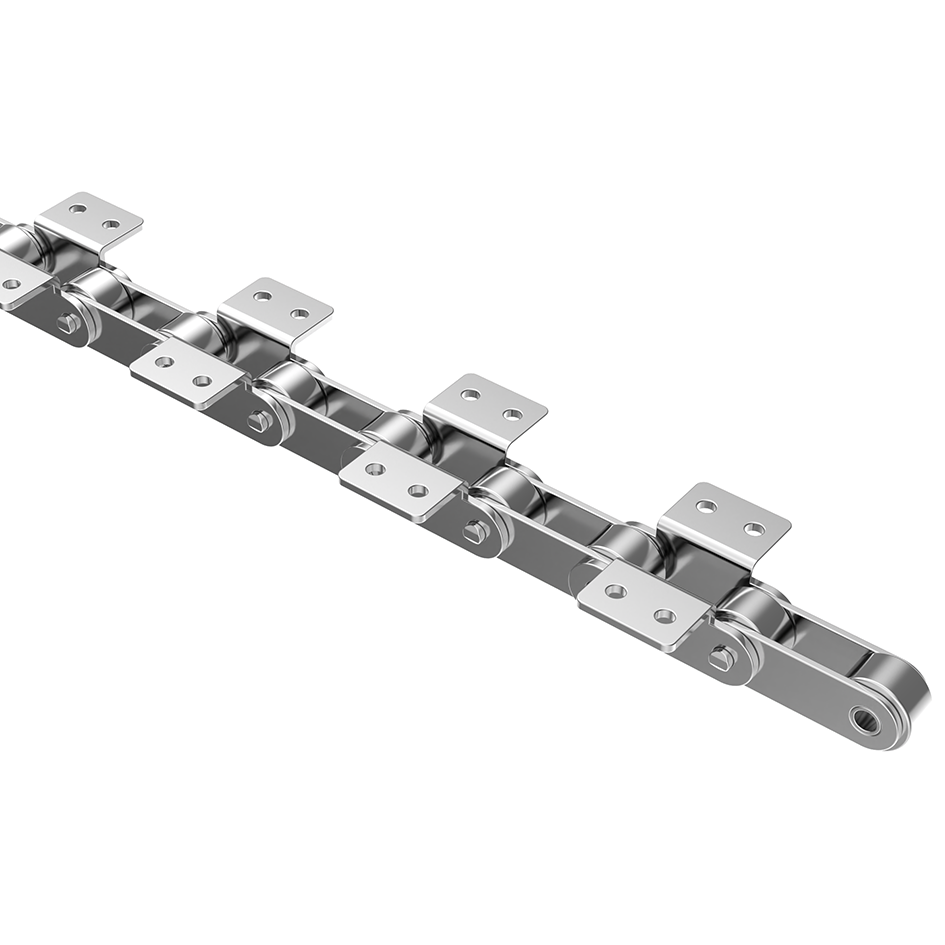 Double pitch Attachment chains